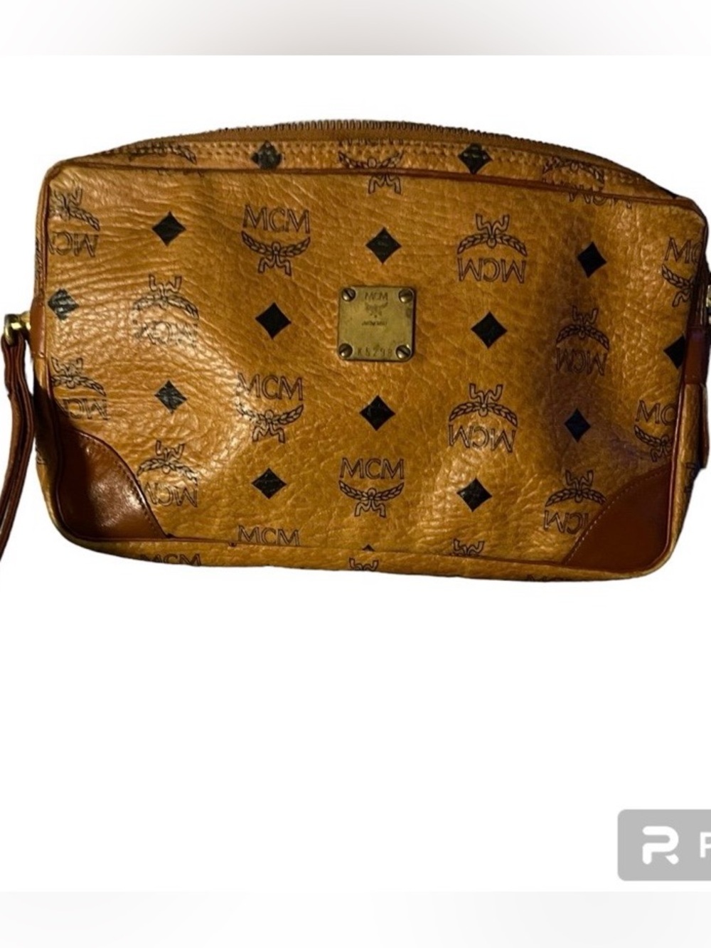Beautiful MCM Visetos clutch/wristlet